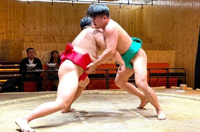 Sumo Show with Chanko Hot Pot in Asakusa